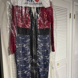 Venus Cranberry & Blue Size Medium